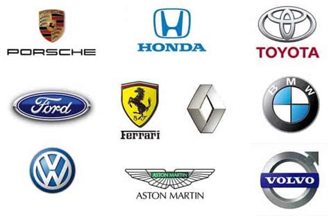 Automotive Brands List
