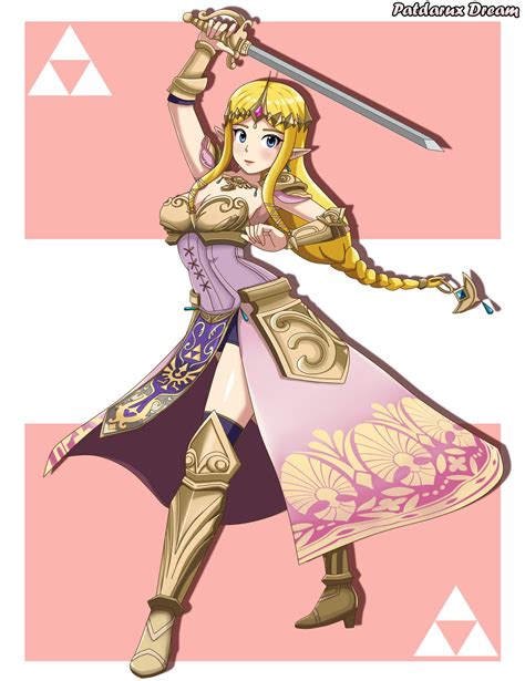 Hyrule Warriors Princess Zelda By Patdarux On Deviantart