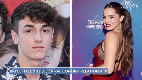 tiktok star addison rae confirms she s dating bryce hall for second time gonna be really