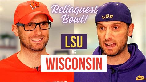 ReliaQuest Bowl Fan Duel LSU Vs Wisconsin YouTube