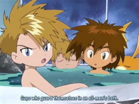 Digimon Bath Tub Scene With Subs YouTube