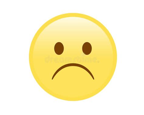 Sad Unhappy Face Icon Stock Vector Illustration Of Vector 161143567
