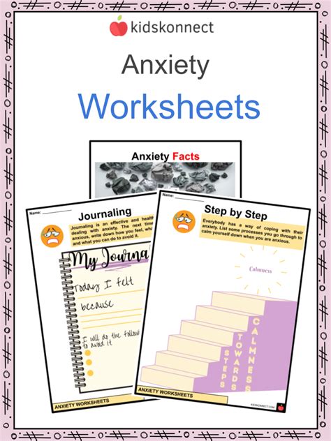 Anxiety And How To Cope Facts And Worksheets For Kids