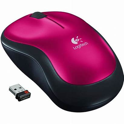 Mouse Logitech Wireless Computer Pink Buttons Wheel