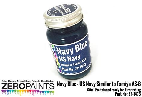 Navy Blue Us Navy Similar To Tamiya As 8 Paint 60ml Zp 1473 Zero