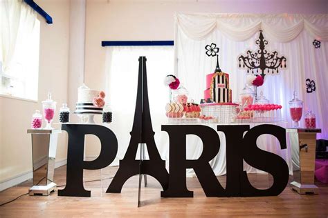 Paris prom theme from a luncheon at a sidewalk bistro to an evening in the city of romance, few party or prom theme locations are as versatile as paris. French / Parisian Birthday Party Ideas | Photo 33 of 60 ...