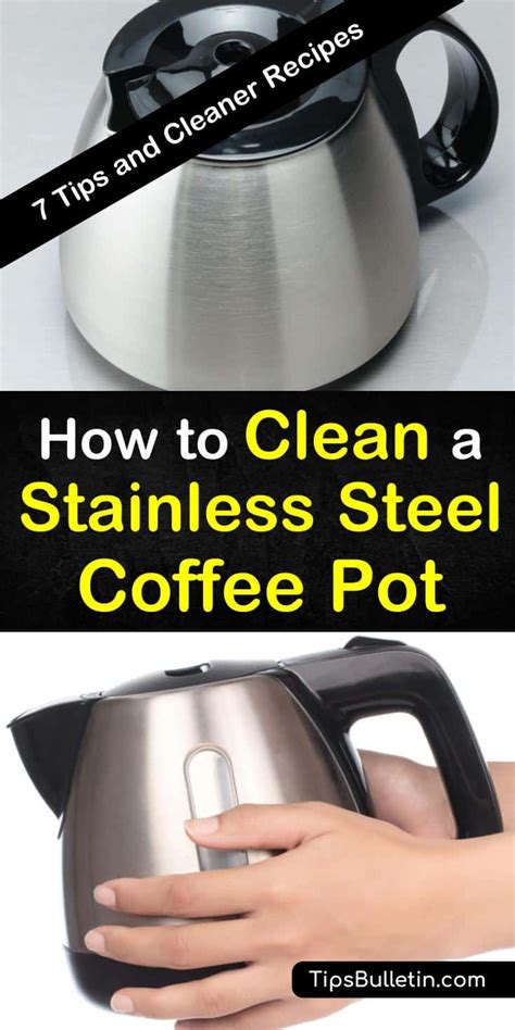 Coffee is one of the most popular beverages in the world, so it only makes sense that restaurants cleaning your coffee decanters and airpots may be difficult due to their unusual size and shape. How to Clean a Stainless Steel Coffee Pot - 7 Tips and ...