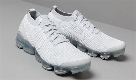 Nike W Air Vapormax Flyknit 3 White White Pure Platinum Lyst