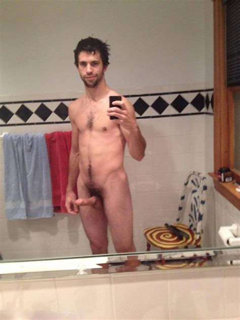 Sexy Man Showing His Hard Erect Dick Nude Men Selfies