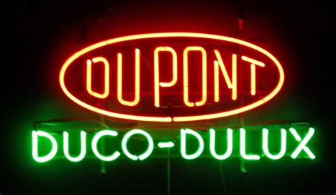 Dupont Duco Dulux Vintage Neon Sign Restoration By Affordable