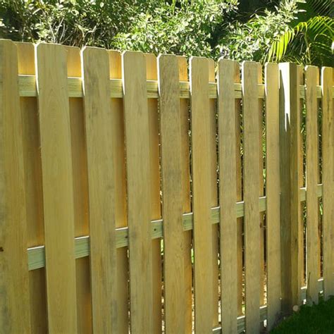 Five Star Fence Shadow Box Wood Fence In Broward Miami Dade And Palm Beach