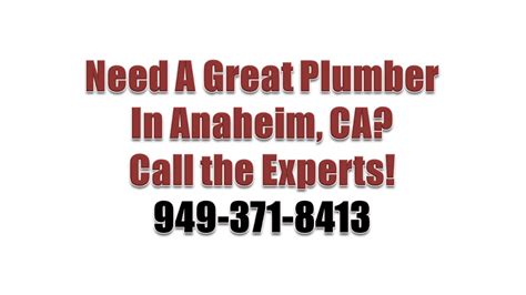 Anaheim Plumbing Services 24 Hour Emergency Plumber Youtube