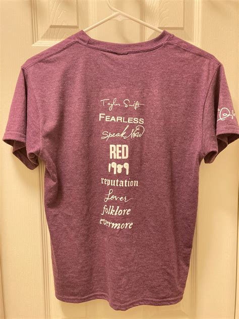 Taylor Swift Inspired Albums Shirt Etsy