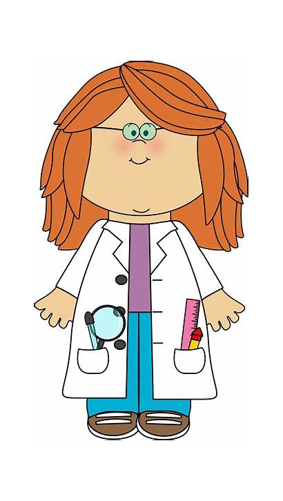 Scientist Clip Science Clipart Kid Cliparts Coat