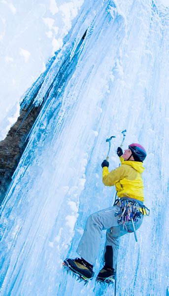 To Climb On Ice Ice Climbing Iced Waterfall Erwin Zueger Flickr