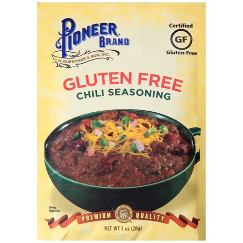 Pioneer Brand Gluten Free Chili Seasoning 1 Oz Packet