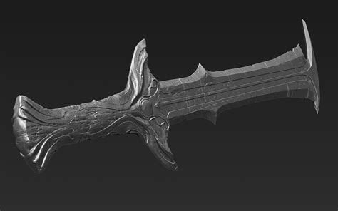 Zbrush Sword 05 3d Model Cgtrader