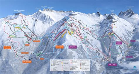 Valloire Piste Map Plan Of Ski Slopes And Lifts Onthesnow