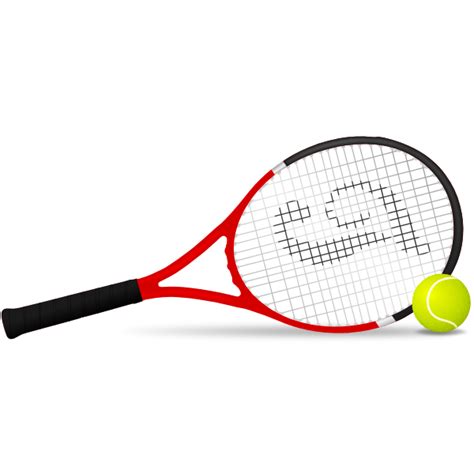 Tennis Racket And Ball Vector Clip Art Free Svg