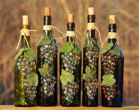 Exclusive Diy Wine Bottle Crafts Decorate Home In Your Way