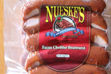 Nueskes Bacon Cheddar Bratwurst Product Review Simple Comfort Food