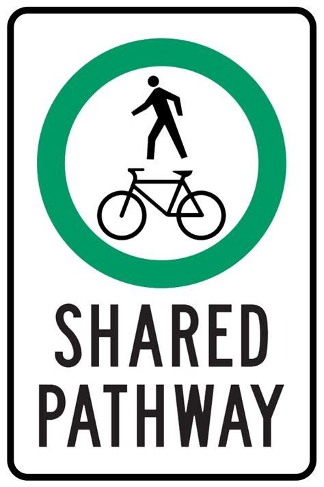 Rb 93 Shared Pathway Sign Traffic Depot Signs And Safety