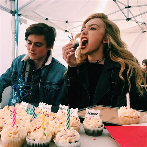 Peytonlist On Instagram They Surprised Us On Set With 100 Cupcakes So