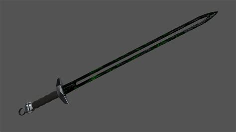 Infested Obsidian Sword Download Free 3d Model By Hyrsh 974d7f9