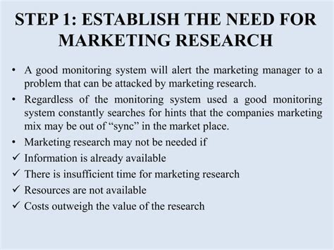 Steps In Marketing Research Process Ppt
