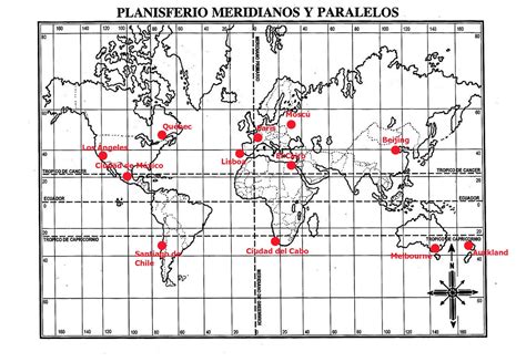 Planisferio Con Coordenadas Geograficas Para Imprimir Vrogue Co