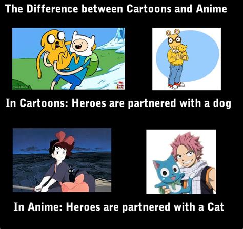 The Difference Between Cartoons And Anime 1 By Sonic2125