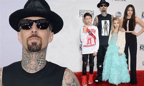 Getty images/ instagram the star has walked the red carpet with his kids on multiple occasions and is a seriously incredible dad, often. Travis Barker takes his three children to the American Music Awards 2016 | Daily Mail Online