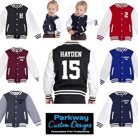 Adults Varsity Letterman Jacket Personalised Including Delivery