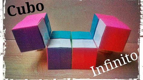 Cubo Infinito De Papel Origami Youtube