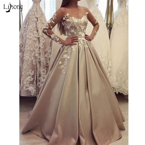 Champagne Wedding Dresses With Sleeves Top 10 Champagne Wedding Dresses