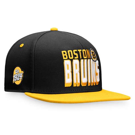 Mens Fanatics Branded Blackgold Boston Bruins Heritage Retro Two Tone