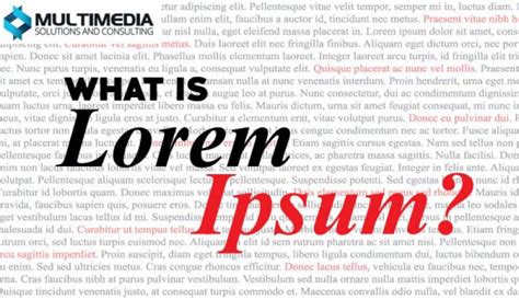 What Is Lorem Ipsum