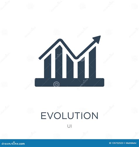 Evolution Icon In Trendy Design Style Evolution Icon Isolated On White