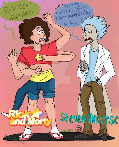 Collab Steven Universerick And Morty Crossover By Crimson Blood Lust