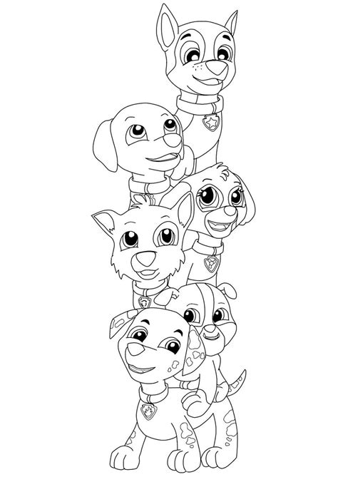 Paw patrol mighty pups rockys coloring pages printable. Paw Patrol Drawing at GetDrawings | Free download