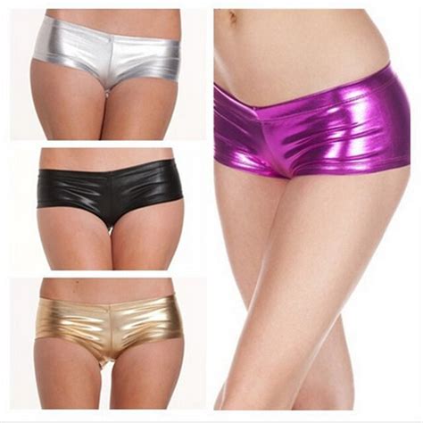 Sexy Lingerie Leather Panties Latex Underwear Women Fantasias Eroticas