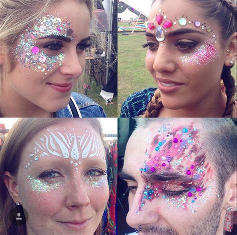 Festival Glitter And Jewels Festival Makeup Glitter Festival Glitter