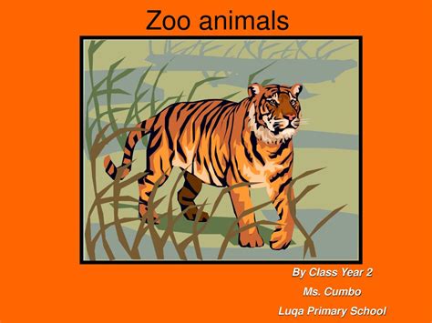 Ppt Zoo Animals Powerpoint Presentation Free Download Id5268198