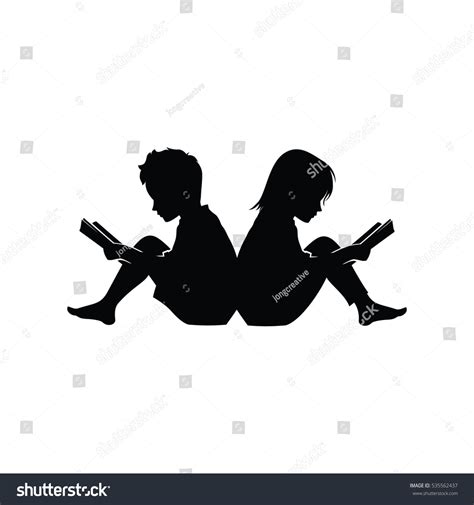 65496 Child Reading A Book Stock Vectors Images And Vector Art