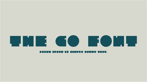 The Go Font Download Free For Desktop And Webfont
