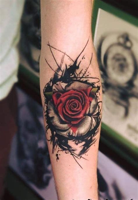 The colorized black roses with red tips come with maroon ink in the arm area. 31 of the best black and red tattoos - Page 5 of 6 - 123 ...