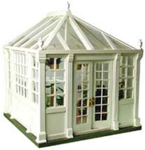 Houseworks 1 Scale Dollhouse Miniature Conservatory Kit Unfinished