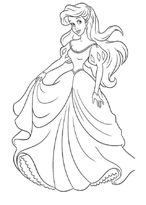 Dibujos Para Colorear Gratis De Princesas Disney Dibujos Para Colorear