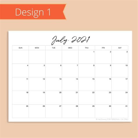 Printable Academic Calendar 2022 Printable Calendar 2021 Zohal