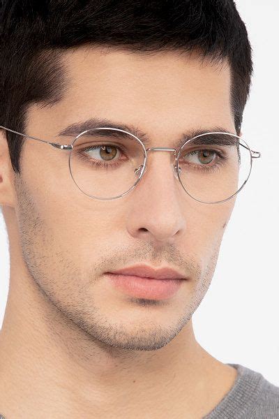 Aegis Round Silver Full Rim Eyeglasses Eyebuydirect In 2022